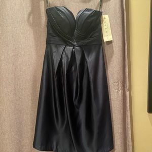 Beautiful navy blue formal dress